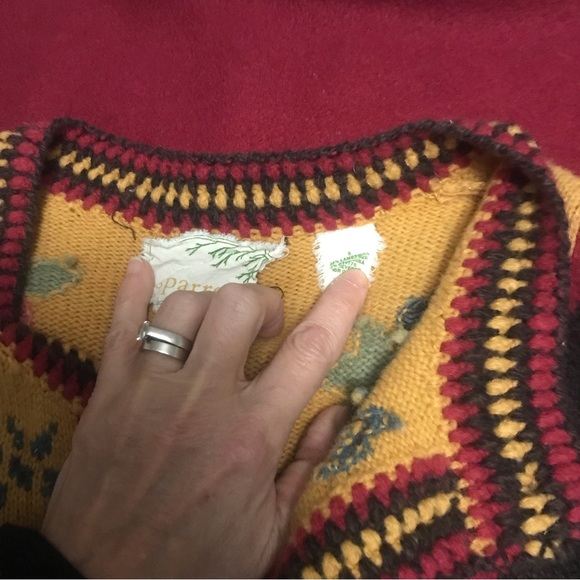 Anthropologie from Sparrow Beaded Floral Knit Long Cardigan Coat/Sweater - Picture 3 of 5